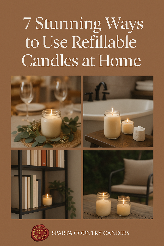 7 Stunning Ways to Use Refillable Candles at Home