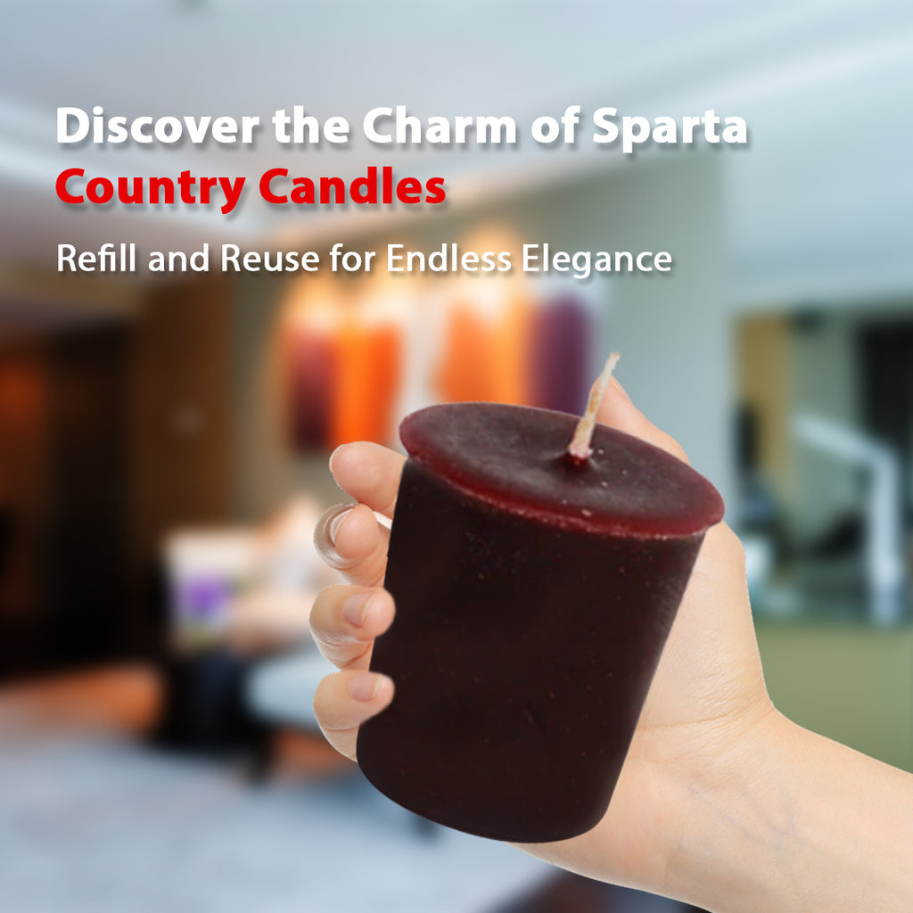 Discover the Charm of Sparta Country Candles: Refill and Reuse for Endless Elegance