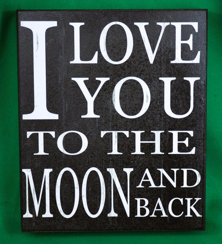 Love you to the moon and back - Sparta Country Candles